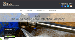 Desktop Screenshot of leakdetectionspecialistsltd.com